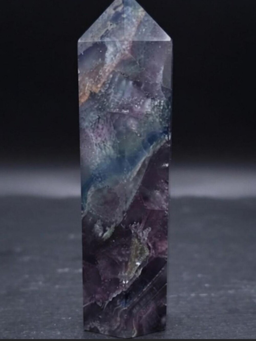 🌈NEW-Stunning Chunky Feathered Fluorite Tower-High Quality-China✨️Offers👍